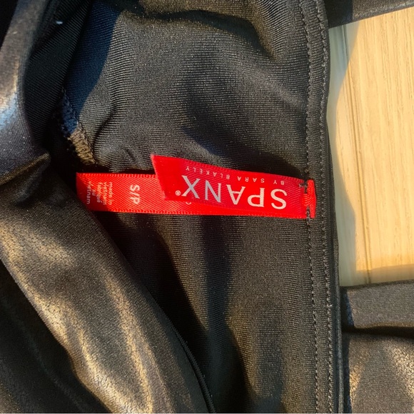 Spanx Black Faux Leather Leggings - Picture 3 of 5